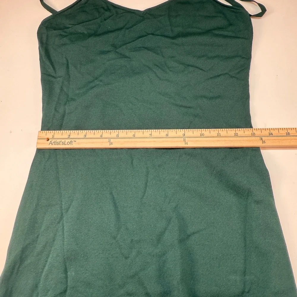 Sandro Paris Dark Green Slip‎ Dress Women's Size Small/Medium? Use Measurements - Picture 9 of 10